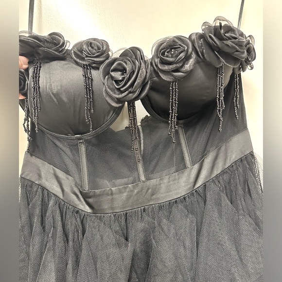NEW w/tags - black tulle dress XL - Picture 4 of 6